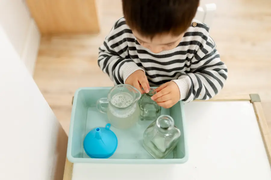 Los materiales en Comunidad Infantil Montessori son reales y proporcionadas al tamaño del niño.