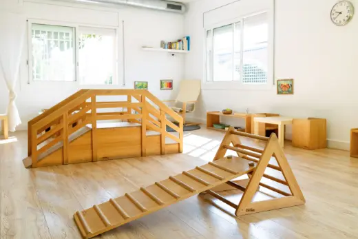Interior del ambiente Nido del Centro Infantil Montessori en Barcelona