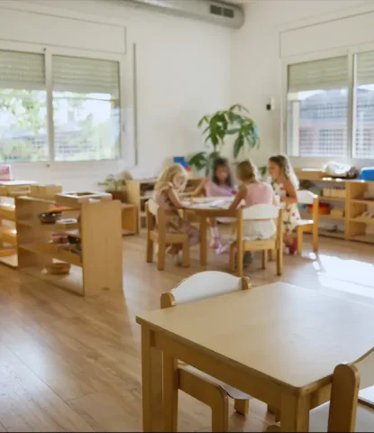 Ambiente Casa de Niños en nuestro Centro Infantil Montessori Barcelona.