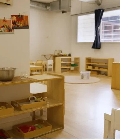 Ambiente Comunidad Infantil en nuestro Centro Infantil Montessori Barcelona.